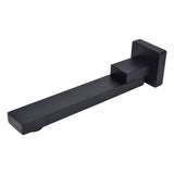 G1/2 Interface Brass Bathtub Faucet Wall Mounted Tub Faucet 180 Degree Adjustable Bathroom Shower Spout - 45-Degree Angle