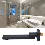 G1/2 Interface Brass Bathtub Faucet Wall Mounted Tub Faucet 180 Degree Adjustable Bathroom Shower Spout