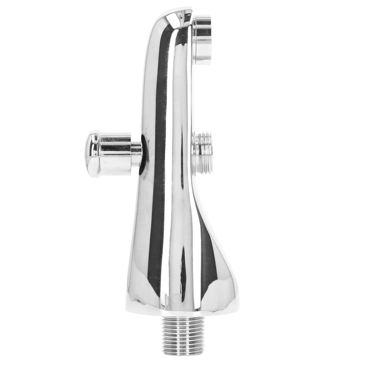 G1/2 Tub Spout Semicircle Simple Concealed Bathtub Faucet with Diverter for Bathroom Bathtub