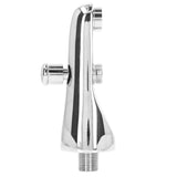 G1/2 Tub Spout Semicircle Simple Concealed Bathtub Faucet with Diverter for Bathroom Bathtub - Close-Up Angle