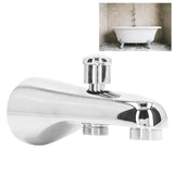 G1/2 Tub Spout Semicircle Simple Concealed Bathtub Faucet with Diverter for Bathroom Bathtub