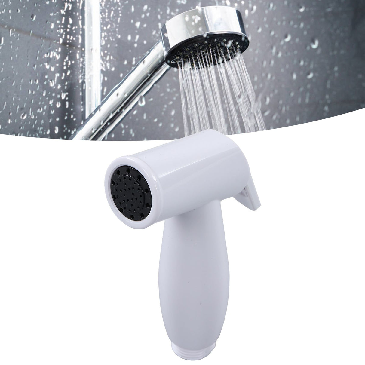 Bidet Sprayer G1/2 Thread Wall Mounted Handheld Toilet Sprayer for Dog Shower Floor CarpetB1115W 3 Piece Set 1