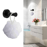 Retro Bathroom Hook Aluminum Towel Hook Heavy Duty Wall Coat Hanger for Balcony KitchenBlack