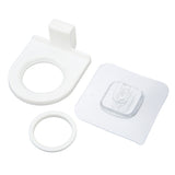 Soap Liquid Hook Self Adhesive Wall Mounted Shower Gel Bottle Rack Shampoo Holder for Bathroom - Side View