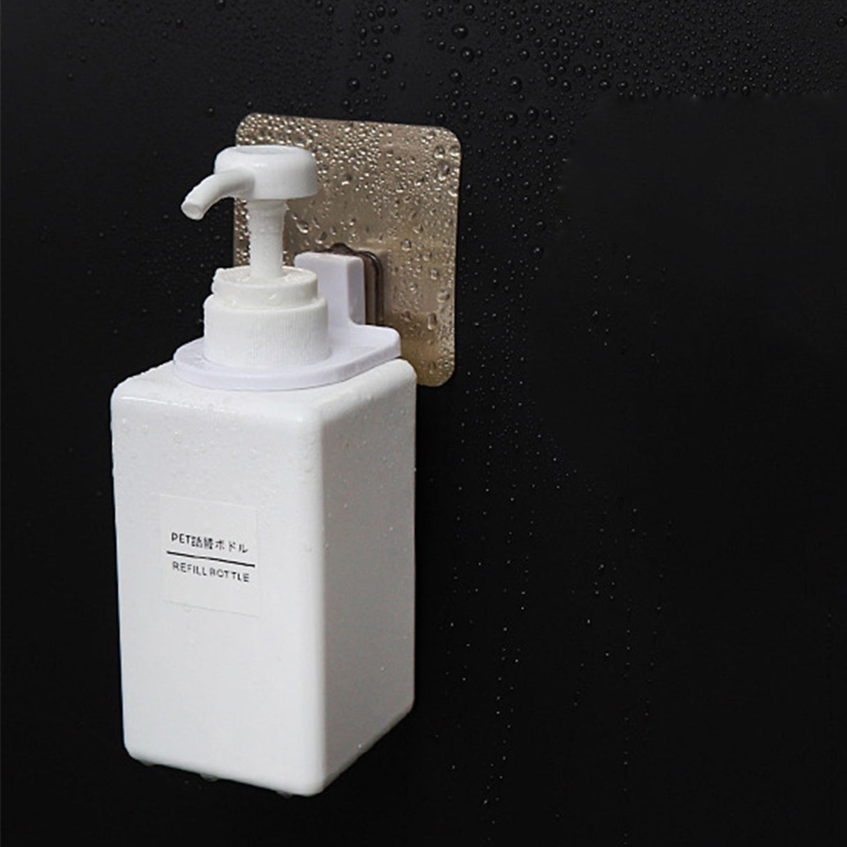 Soap Liquid Hook Self Adhesive Wall Mounted Shower Gel Bottle Rack Shampoo Holder for Bathroom