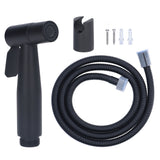 Bidet Sprayer Stainless Steel G1/2 Adjustable Water Pressure Portable Space Saving Easy Installation Handheld Bidet SprayerMatte Black