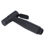 Bidet Sprayer Stainless Steel G1/2 Adjustable Water Pressure Portable Space Saving Easy Installation Handheld Bidet SprayerMatte Black - Close-Up Angle