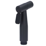 Bidet Sprayer Stainless Steel G1/2 Adjustable Water Pressure Portable Space Saving Easy Installation Handheld Bidet SprayerMatte Black - Low Angle