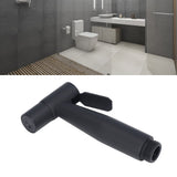 Bidet Sprayer Stainless Steel G1/2 Adjustable Water Pressure Portable Space Saving Easy Installation Handheld Bidet SprayerMatte Black
