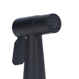 Bidet Sprayer Stainless Steel G1/2 Adjustable Water Pressure Portable Space Saving Easy Installation Handheld Bidet SprayerMatte Black
