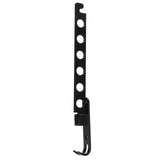 Folding Clothes Hanger Space Saving 90° Collapsible Laundry Drying Rack with 6 Holes Black