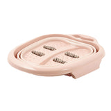 Foot Soaking Bath Basin Foldable Portable Roller Design SPA Massage Bucket for Relieving Feet Pain AchesPink