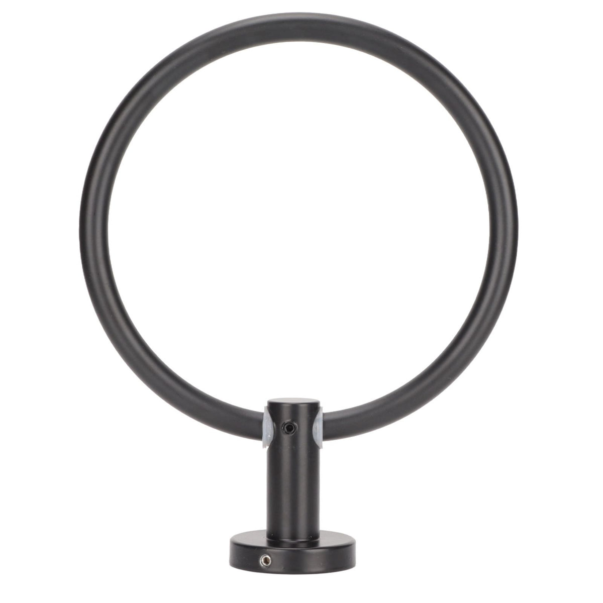 Towel Ring Space Aluminum Modern Round Hand Towel Holder Bath Hardware for Balcony HotelBlack