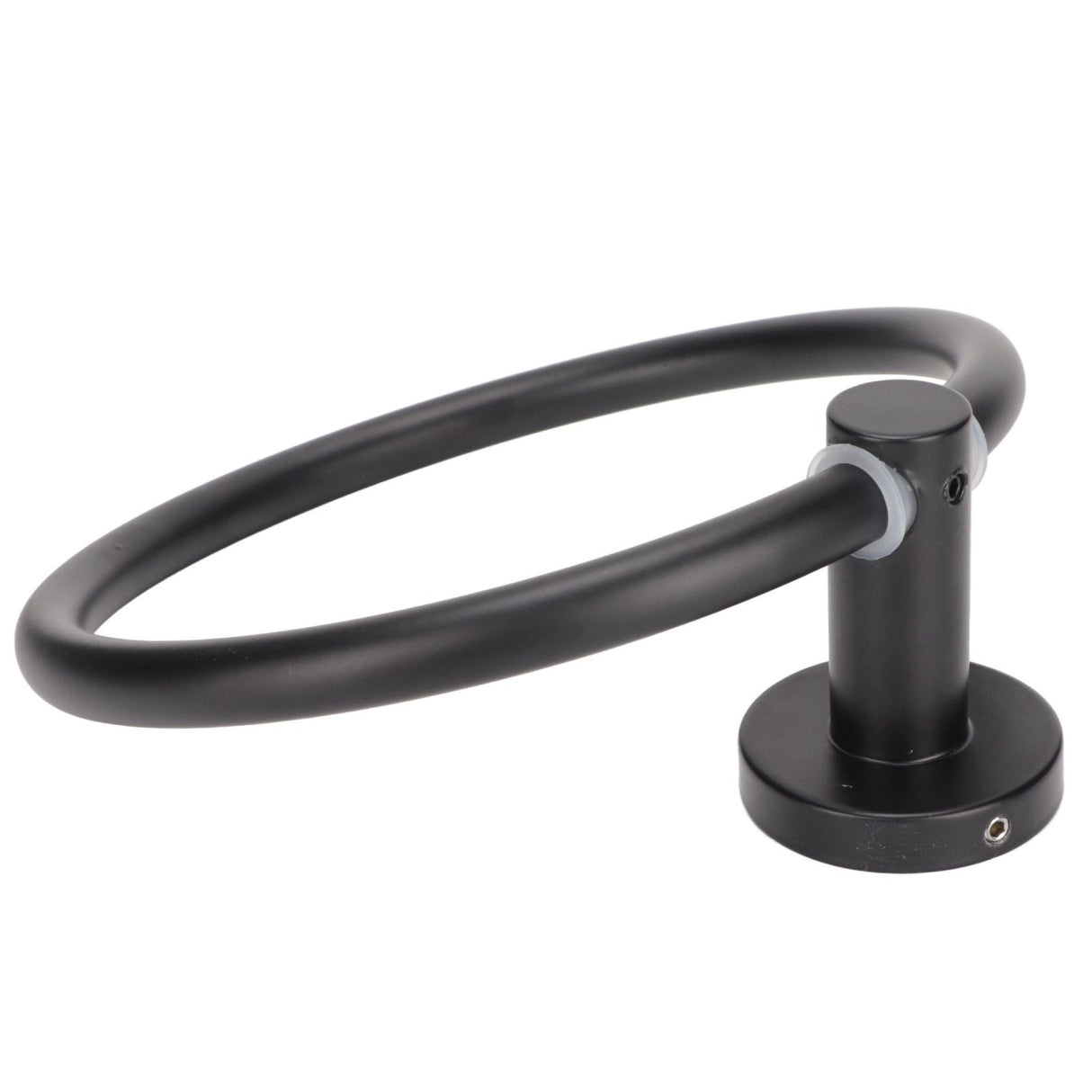 Towel Ring Space Aluminum Modern Round Hand Towel Holder Bath Hardware for Balcony HotelBlack