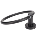 Towel Ring Space Aluminum Modern Round Hand Towel Holder Bath Hardware for Balcony HotelBlack