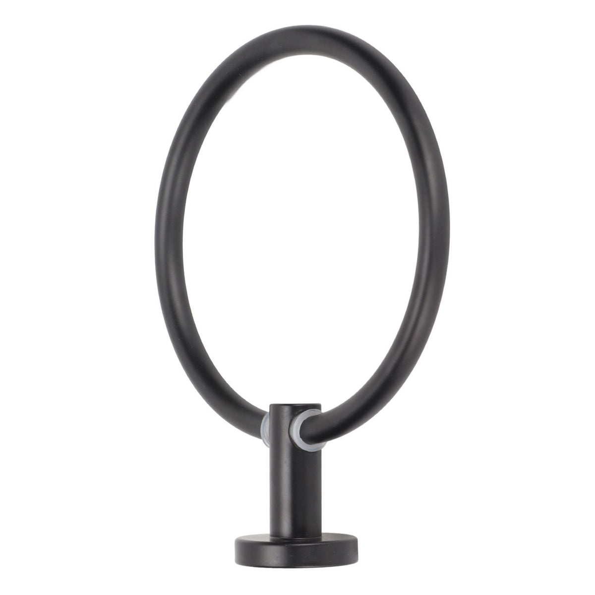 Towel Ring Space Aluminum Modern Round Hand Towel Holder Bath Hardware for Balcony HotelBlack