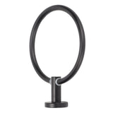 Towel Ring Space Aluminum Modern Round Hand Towel Holder Bath Hardware for Balcony HotelBlack