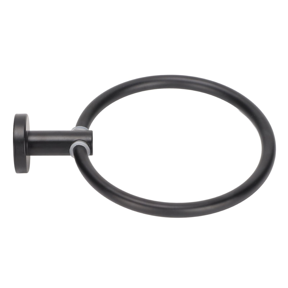 Towel Ring Space Aluminum Modern Round Hand Towel Holder Bath Hardware for Balcony HotelBlack