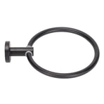 Towel Ring Space Aluminum Modern Round Hand Towel Holder Bath Hardware for Balcony HotelBlack