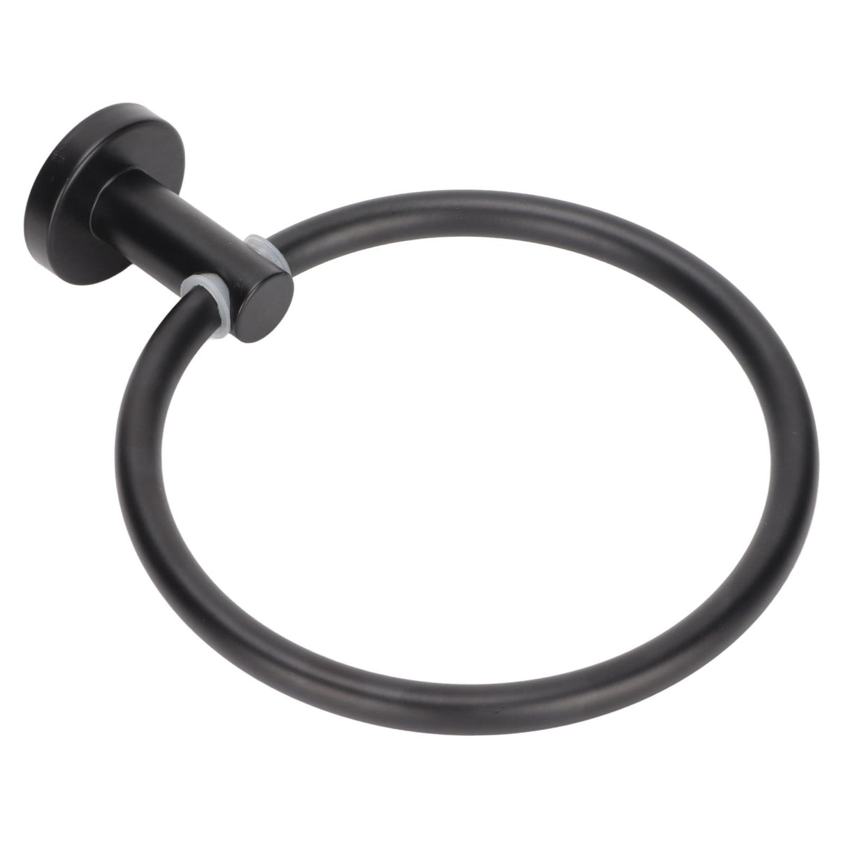 Towel Ring Space Aluminum Modern Round Hand Towel Holder Bath Hardware for Balcony HotelBlack