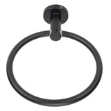Towel Ring Space Aluminum Modern Round Hand Towel Holder Bath Hardware for Balcony HotelBlack