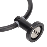 Towel Ring Space Aluminum Modern Round Hand Towel Holder Bath Hardware for Balcony HotelBlack - Extra Image