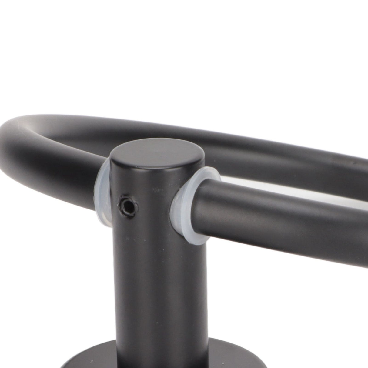 Towel Ring Space Aluminum Modern Round Hand Towel Holder Bath Hardware for Balcony HotelBlack