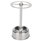 Stainless Steel Toothbrush Holder Organizer Toothpaste Stand Bathroom Organizer Freestand for Makeup Tools - Front View