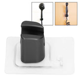 Shower Head Holder Bracket Strong Adhesive Waterproof Punch Free ABS for Bathroom