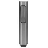 Handheld Bidet Shower Sprayer G1/2 Male Thread Ergonomic Toilet Shower Head with Adjustable Water Pressure Grey - Front View