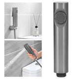 Handheld Bidet Shower Sprayer G1/2 Male Thread Ergonomic Toilet Shower Head with Adjustable Water Pressure Grey