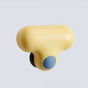 Mirror Squeegee TPR Small Ergonomic Design Glass Cleaning Brush with Suction Cup Hook for BathroomYellow