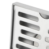 Corner Floor Drain L Shape Stainless Steel Wear Resistant Durable Corrosion Resistant Widely Used L Shaped Drain
