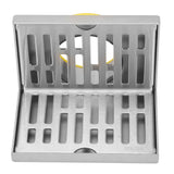 Corner Floor Drain L Shaped Surfaces Drawing Process Corrosion Resistant Anti Rust Side Floor Drain for 2.3in Pipes