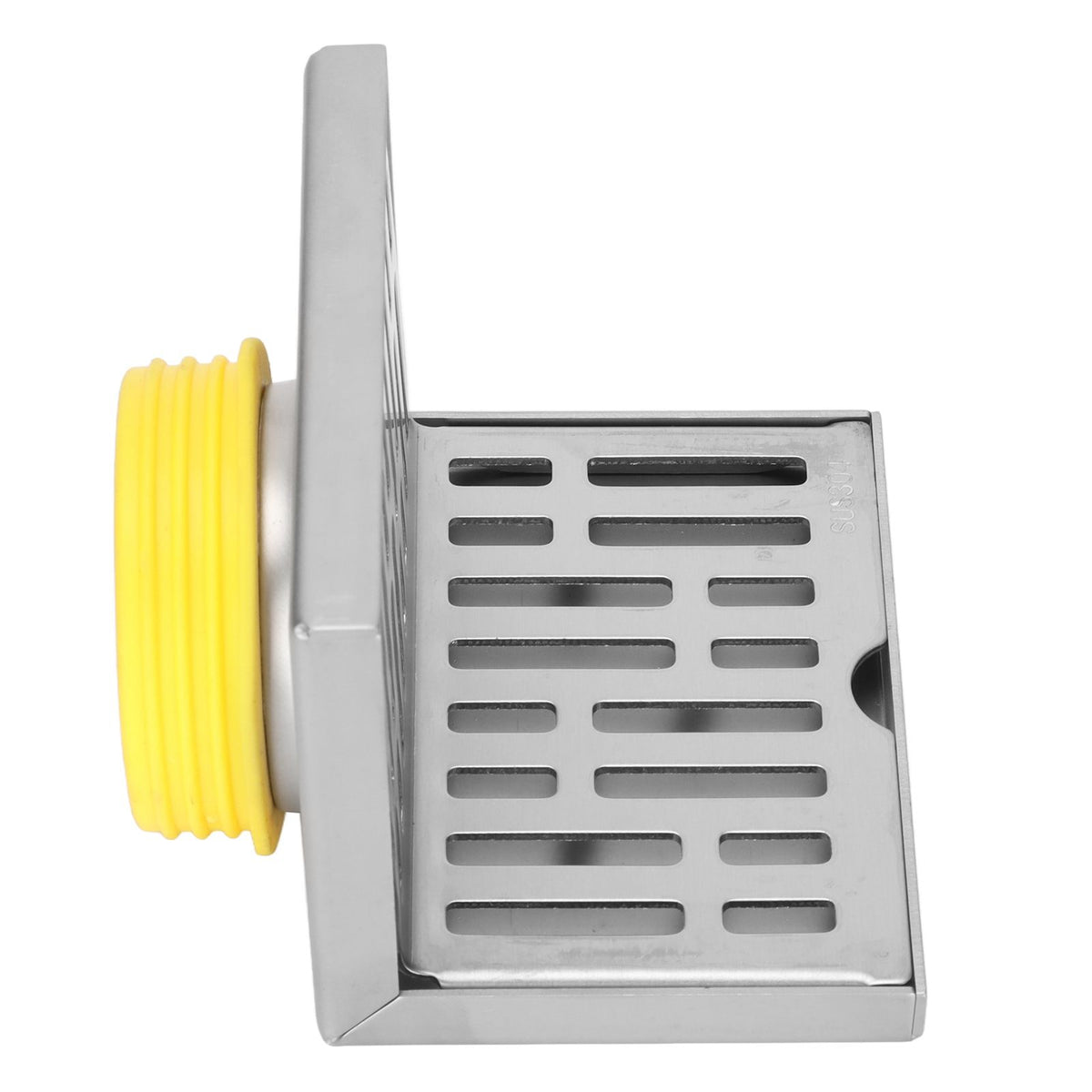 Corner Floor Drain L Shaped Surfaces Drawing Process Corrosion Resistant Anti Rust Side Floor Drain for 2.3in Pipes