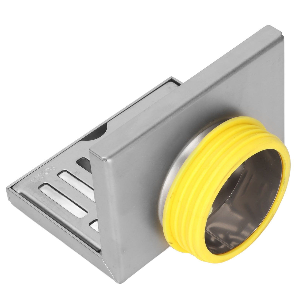 Corner Floor Drain L Shaped Surfaces Drawing Process Corrosion Resistant Anti Rust Side Floor Drain for 2.3in Pipes