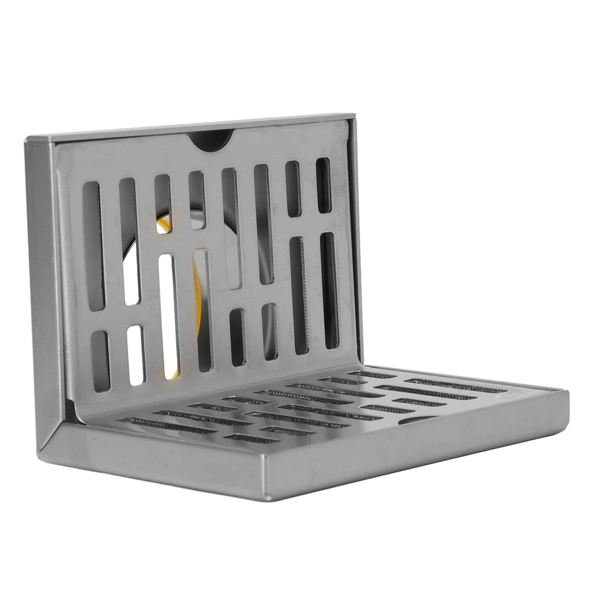 Corner Floor Drain L Shaped Surfaces Drawing Process Corrosion Resistant Anti Rust Side Floor Drain for 2.3in Pipes