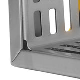 Corner Floor Drain L Shaped Surfaces Drawing Process Corrosion Resistant Anti Rust Side Floor Drain for 2.3in Pipes