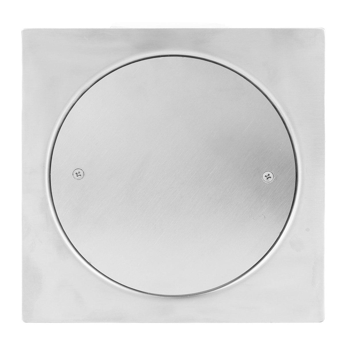 Floor Drain 20 X 20cm Stainless Steel Corrosion Resistant Screw Fixation Easy Installation Well Sealed Floor Strainer