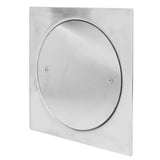 Floor Drain 20 X 20cm Stainless Steel Corrosion Resistant Screw Fixation Easy Installation Well Sealed Floor Strainer