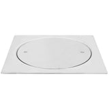 Floor Drain 20 X 20cm Stainless Steel Corrosion Resistant Screw Fixation Easy Installation Well Sealed Floor Strainer - Top-Down View