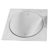 Floor Drain 20 X 20cm Stainless Steel Corrosion Resistant Screw Fixation Easy Installation Well Sealed Floor Strainer - Extra Image
