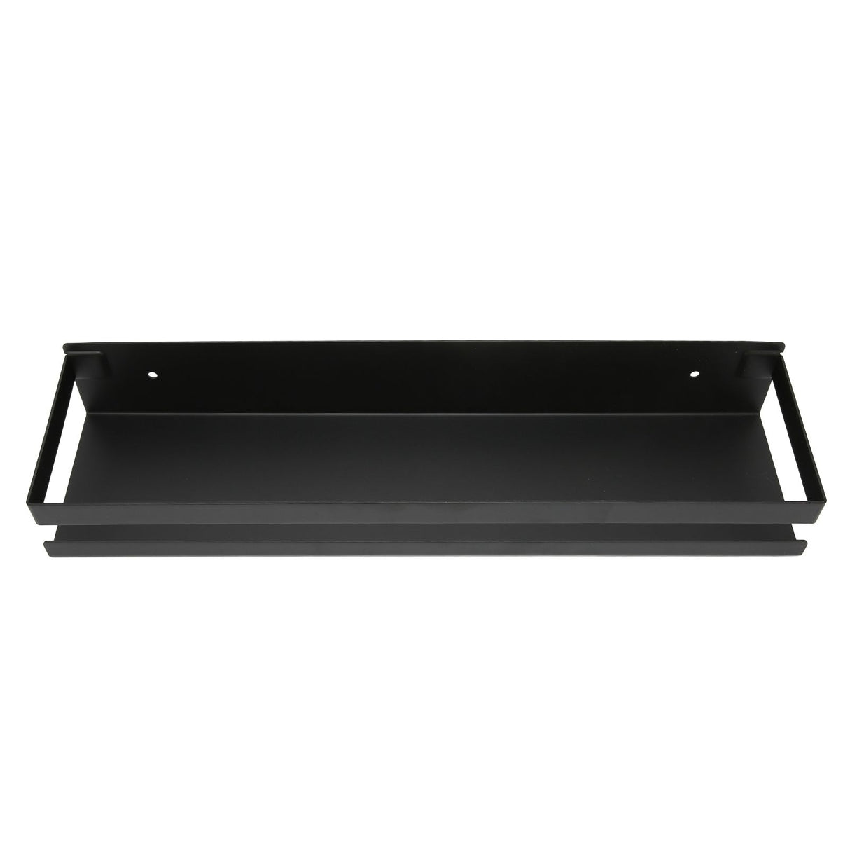 Bathroom Rack Black Large Storage Space Waterproof Strong Bearing Capacity Hotel Shelf Set 40x10x6cm