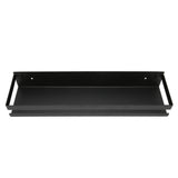 Bathroom Rack Black Large Storage Space Waterproof Strong Bearing Capacity Hotel Shelf Set 40x10x6cm