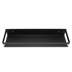 Bathroom Rack Black Large Storage Space Waterproof Strong Bearing Capacity Hotel Shelf Set 40x10x6cm, Storage