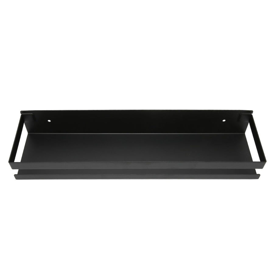 Bathroom Rack Black Large Storage Space Waterproof Strong Bearing Capacity Hotel Shelf Set 40x10x6cm, Storage