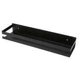 Bathroom Rack Black Large Storage Space Waterproof Strong Bearing Capacity Hotel Shelf Set 40x10x6cm