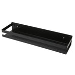 Bathroom Rack Black Large Storage Space Waterproof Strong Bearing Capacity Hotel Shelf Set 40x10x6cm, image 4