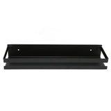 Bathroom Rack Black Large Storage Space Waterproof Strong Bearing Capacity Hotel Shelf Set 40x10x6cm