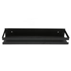Bathroom Rack Black Large Storage Space Waterproof Strong Bearing Capacity Hotel Shelf Set 40x10x6cm, image 5